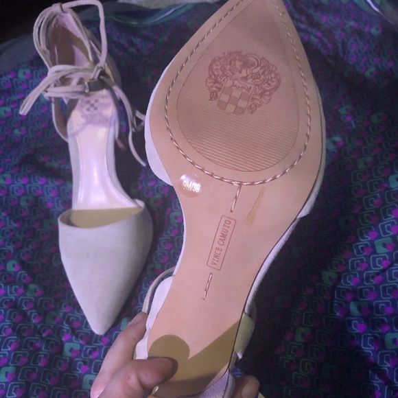 Cream suede stilettos size 9 - Picture 7 of 8